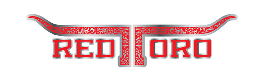 14” Red Holographic Decal